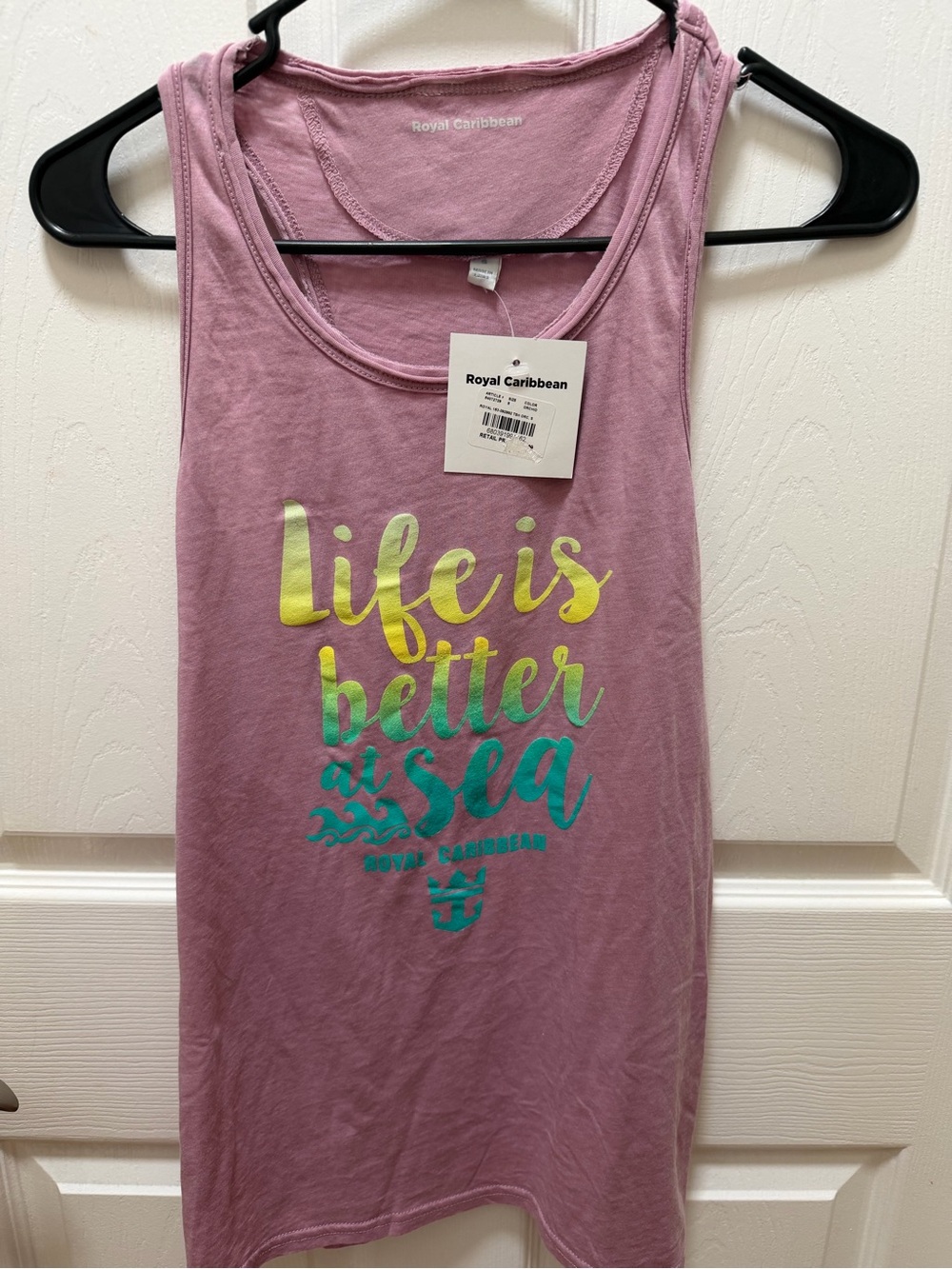 Royal Caribbean "Life is Better at Sea" Pink Graphic Tee Size Small🚢 - Picture 3 of 7